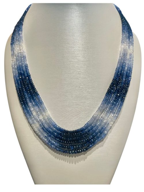 collana con zaffiri naturali brillare